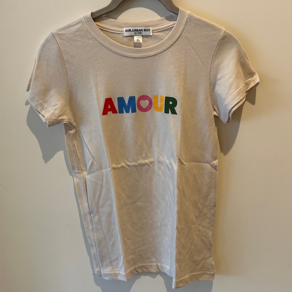 Sub_Urban Riot 'Amour' Graphic short sleeve tee size XL (kids)